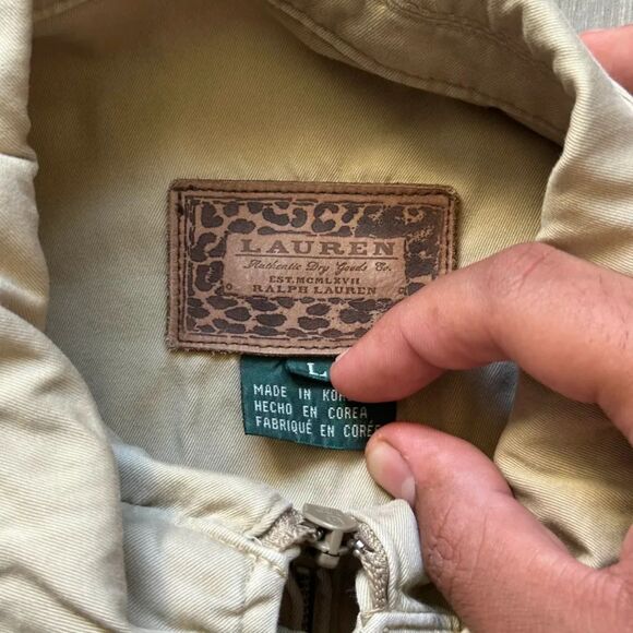 Lauren Ralph Lauren Sarfari Vest Jacket US-67 With Removable Sleeves Size Large - Picture 5 of 8